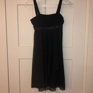 Black cocktail dress